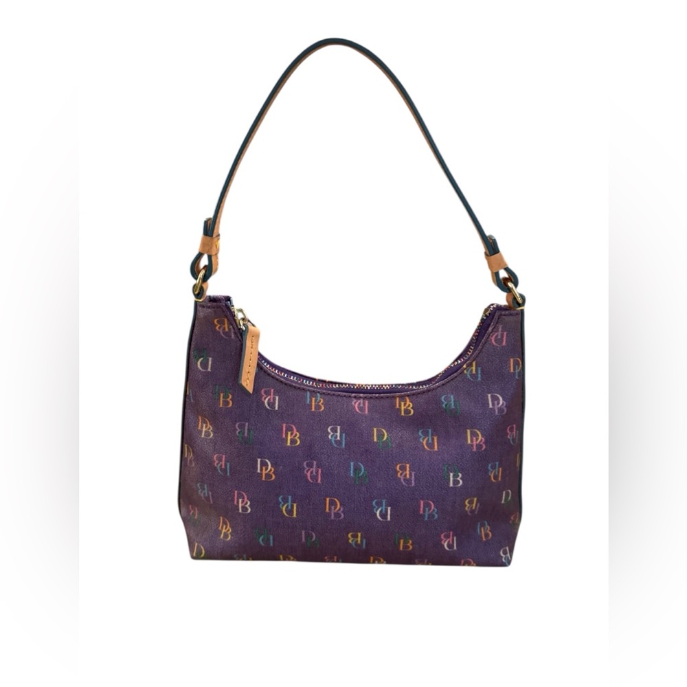 Dooney & Bourke Purple Logo Mini Purse